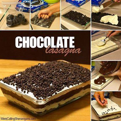 ECCO COME FARE LE LASAGNE AL CIOCCOLATO - GUARDA - 28/12/2014